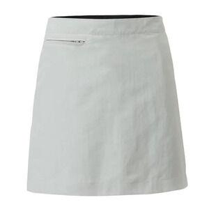 Gill Marine Women's UV Tec Skort Silver Size US 12 Water Repellent & Sun Protect